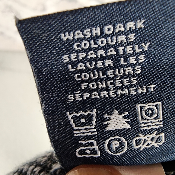 Daniel Hechter Paris Cotton Shawl Collar Grampa Cardigan Navy Size 2X Preppy - Picture 14 of 14